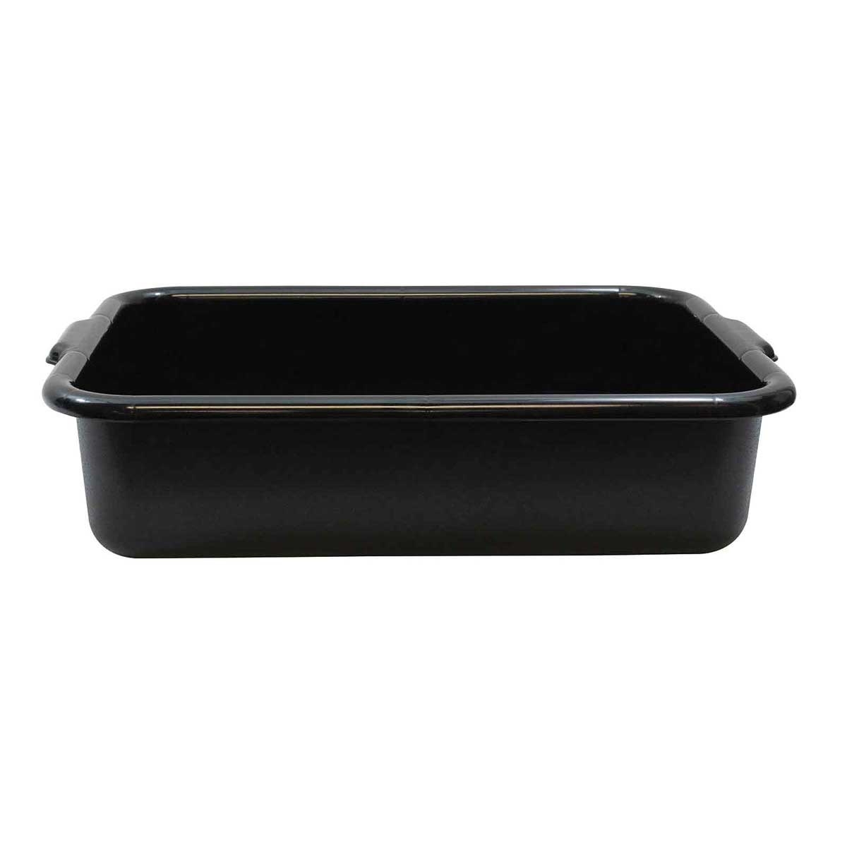 Tablecraft Black Bus Box, 21.75 x 16.75 x 5 inch -- 12 per case