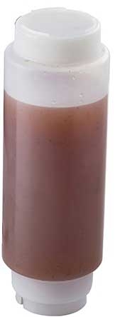 Tablecraft InvertaTop Valve Top Clear Squeeze Bottle, 32 Ounce -- 12 per case.