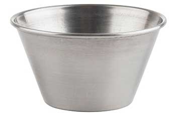 Tablecraft Stainless Steel Round Sauce Cup, 3 Ounce Capacity -- 12 per case
