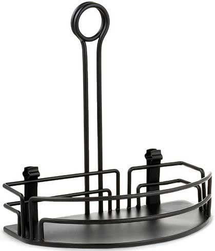Tablecraft Versa Rack Black Powder Coated Metal Half Rack, 8.5 x 5 inch -- 2 per case.