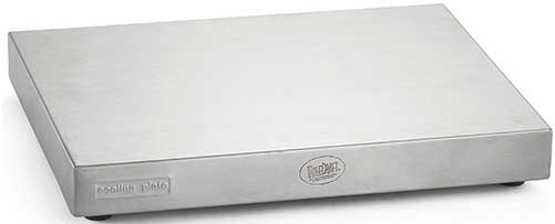 Tablecraft Half Size Stainless Steel Cooling Plate, 12 3/4 x 10 1/2 x 1 1/2 inch