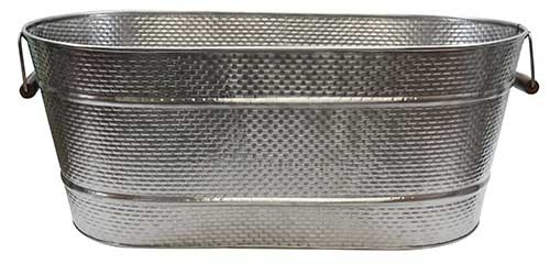 Tablecraft Brickhouse Beverage Tub for Single Wall Beverage Tub Set, 27.5 x 15 x 10.75 inch