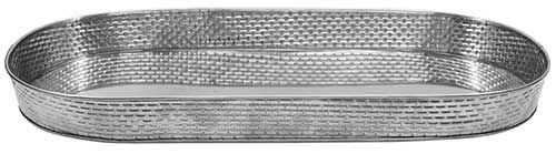 Tablecraft Brickhouse Replacement Accessory Tray for Single Wall Beverage Tub Set, 24.75 x 12.5 x 2.25 inch