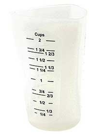 Tablecraft Silicone Flexible 2 Cup Measuring Cup