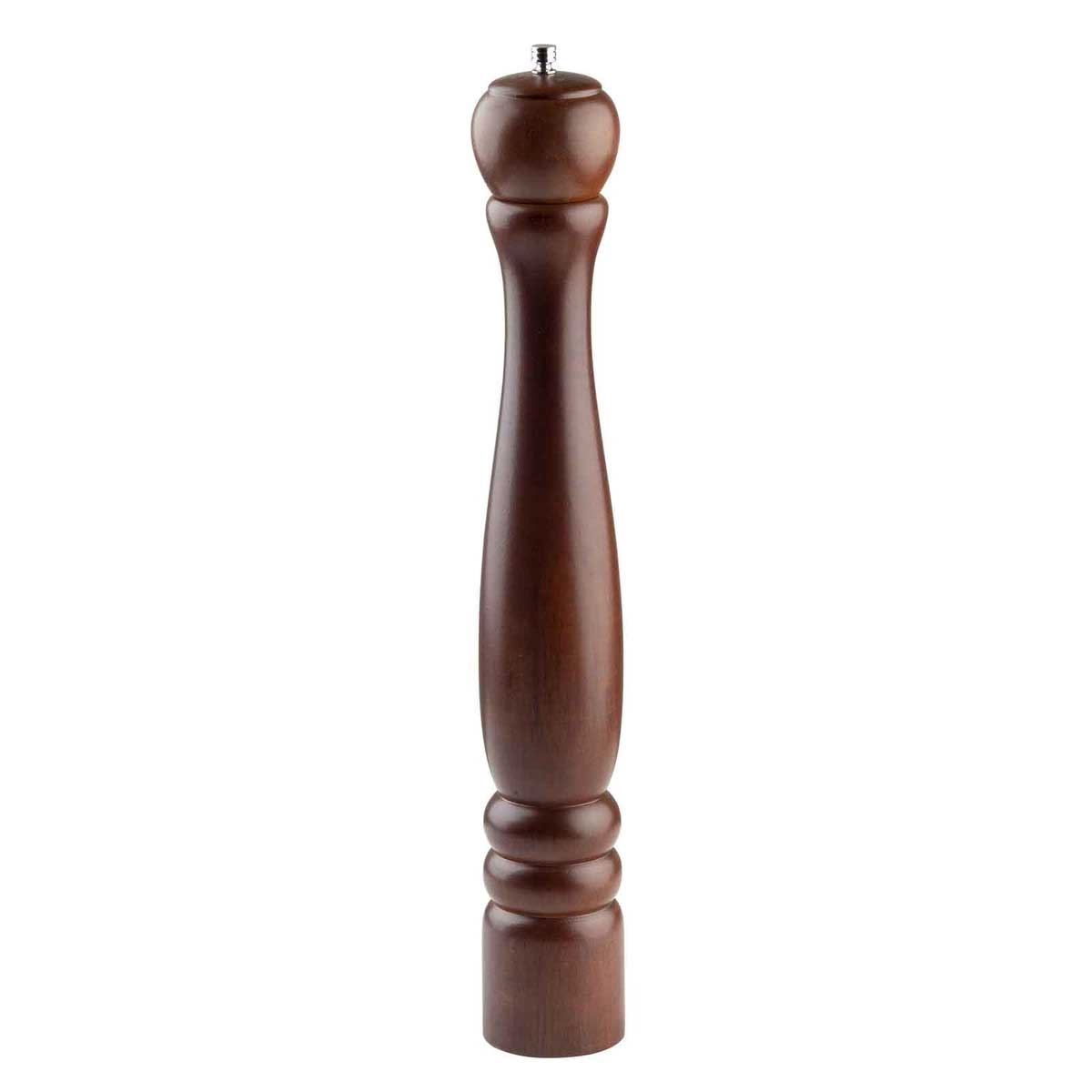 Tablecraft Mahogany Finish Wood Pepper Mill, 18.25 inch