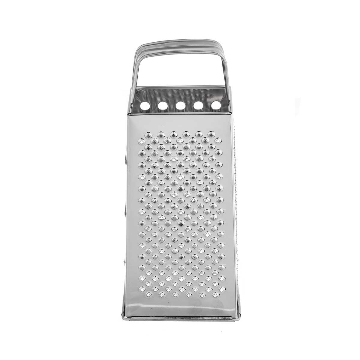 Tablecraft Stainless Steel 4 Sided Tapered Box Grater, 4.125 x 3.25 x 9.25 inch