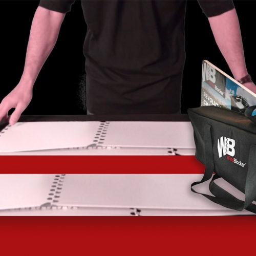 Get-A-Grip White Metal WindBlocker, 50.8 × 31.75 × 21.59 inch