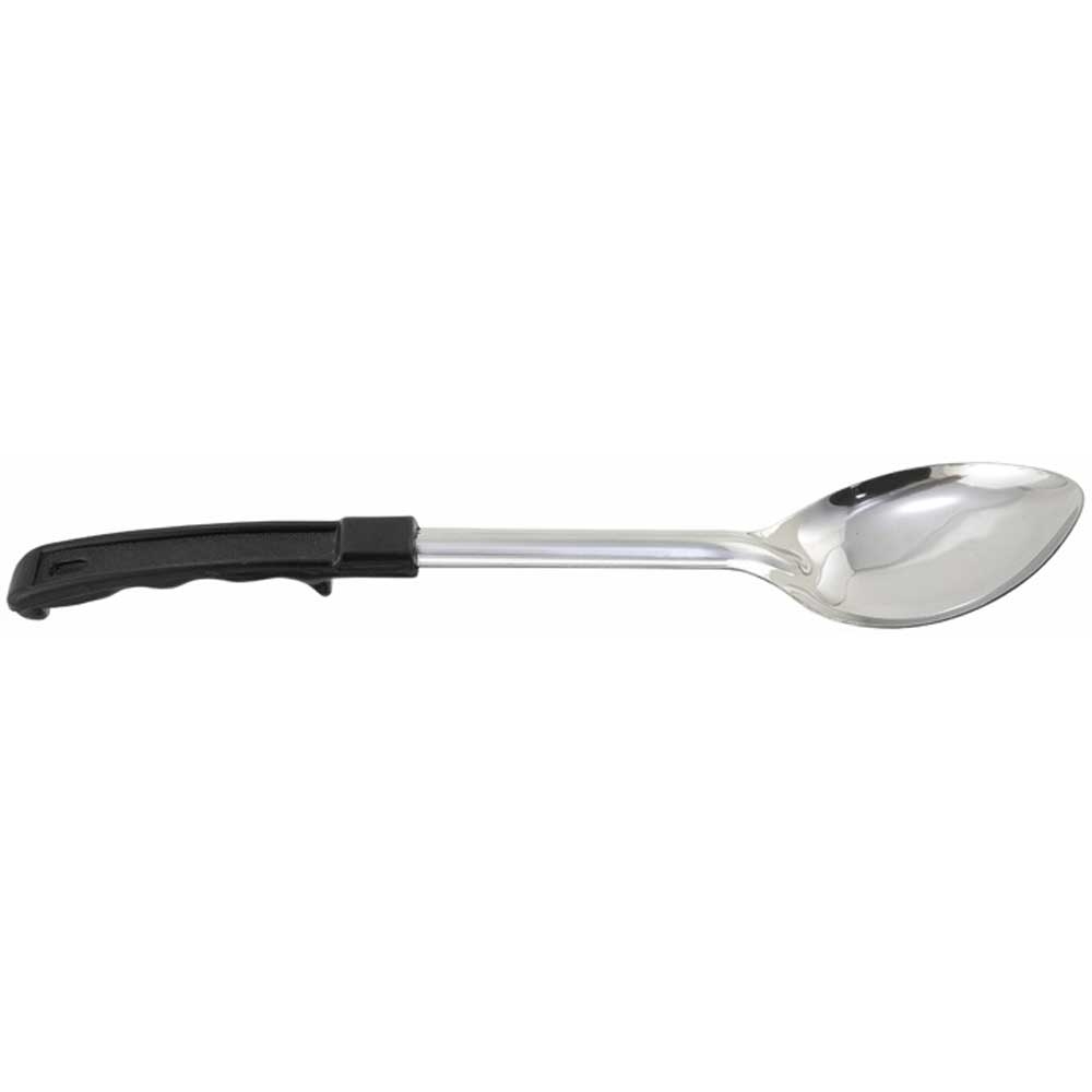 Winco Prime Stainless Steel Solid Basting Spoon with Plastic Handle, 13 inch -- 12 per case.