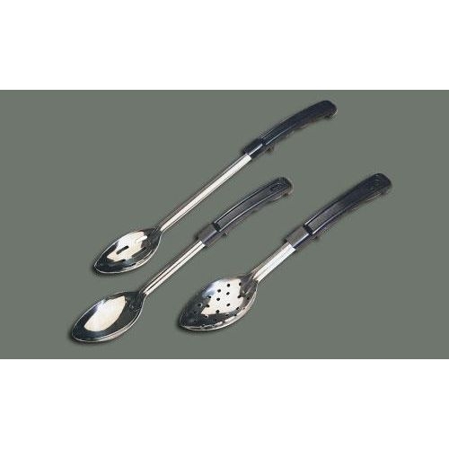 Winco Stainless Steel Solid Basting Spoon with Stop Hook, 15 inch.