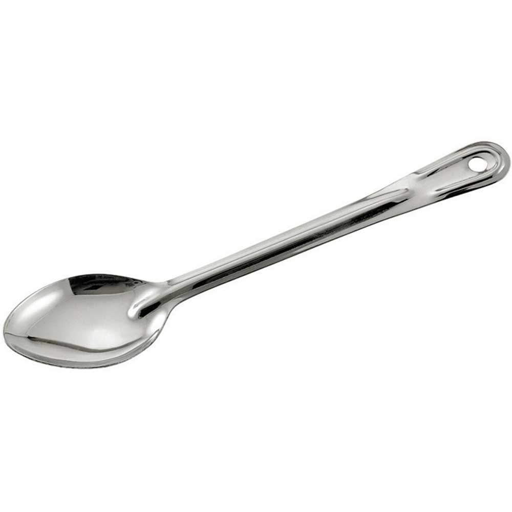 Winco 1.5mm Stainless Steel Solid Basting Spoon, 13 inch -- 12 per case.