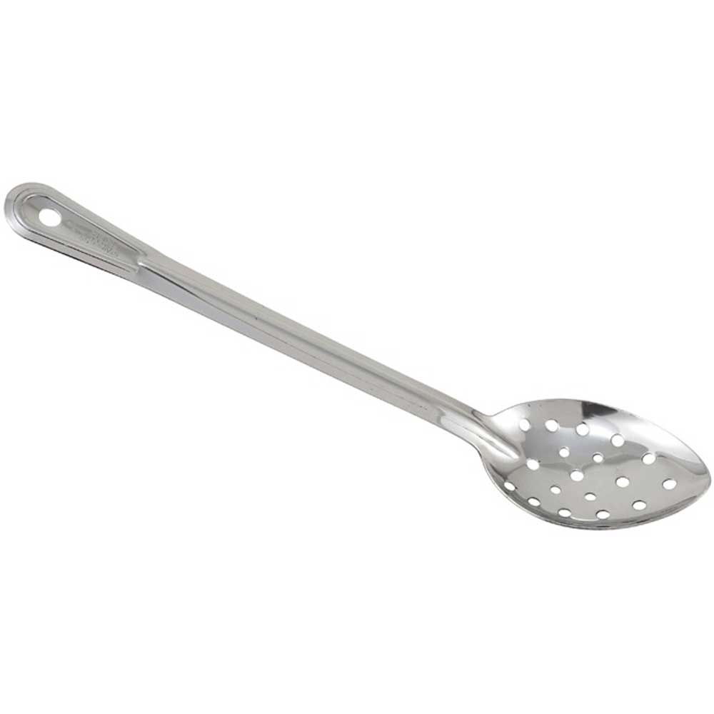Winco Prime One Piece Stainless Steel Perforated Basting Spoon, 13 inch -- 12 per case.