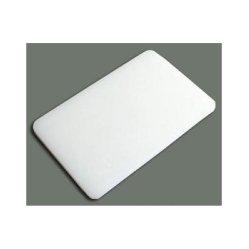 Winco Plastic White Rectangular Cutting Board, 18 x 24 x 3/4 inch.