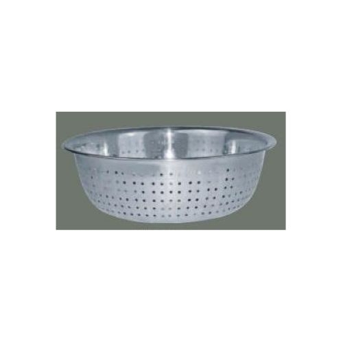 Winco Stainless Steel 2.5 MM Hole Chinese Colander, 13 inch.