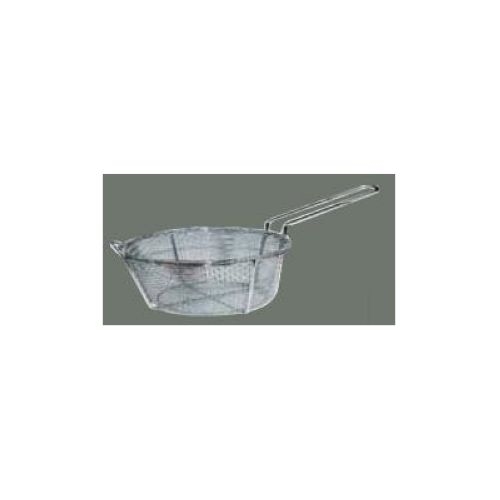 Winco 4 Mesh Round Wire Fry Basket, 9 1/2 x 5 3/4 inch.