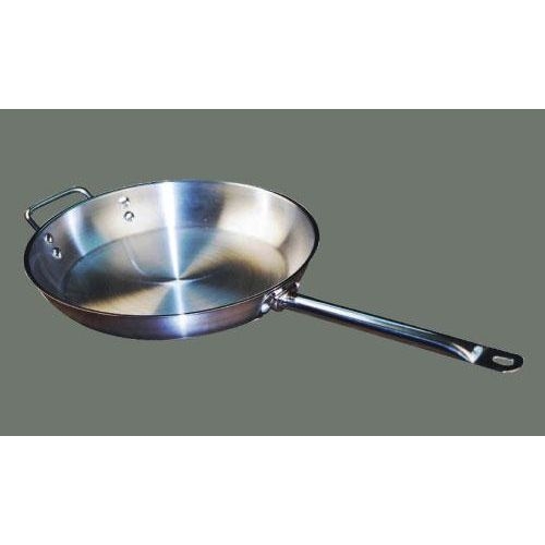 Winco Stainless Steel Fry Pan, 12 inch.