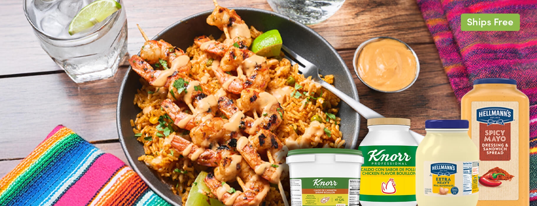 Turn up the Heat with Bold Flavors from Knorr Professional and Hellmann's!