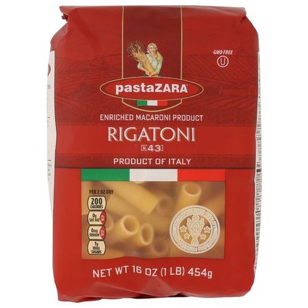 Rigatoni Pasta 16 Ounce