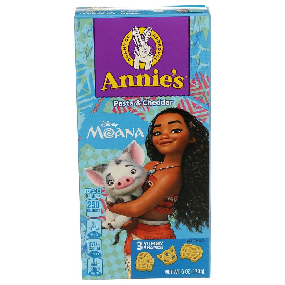 Organic Disney Moana Pasta and Cheddar