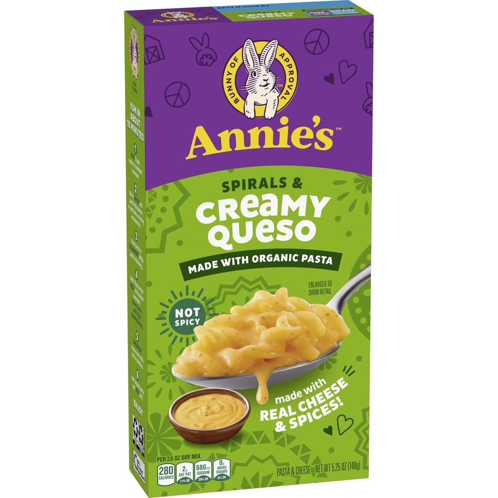 Organic Spirals and Creamy Queso