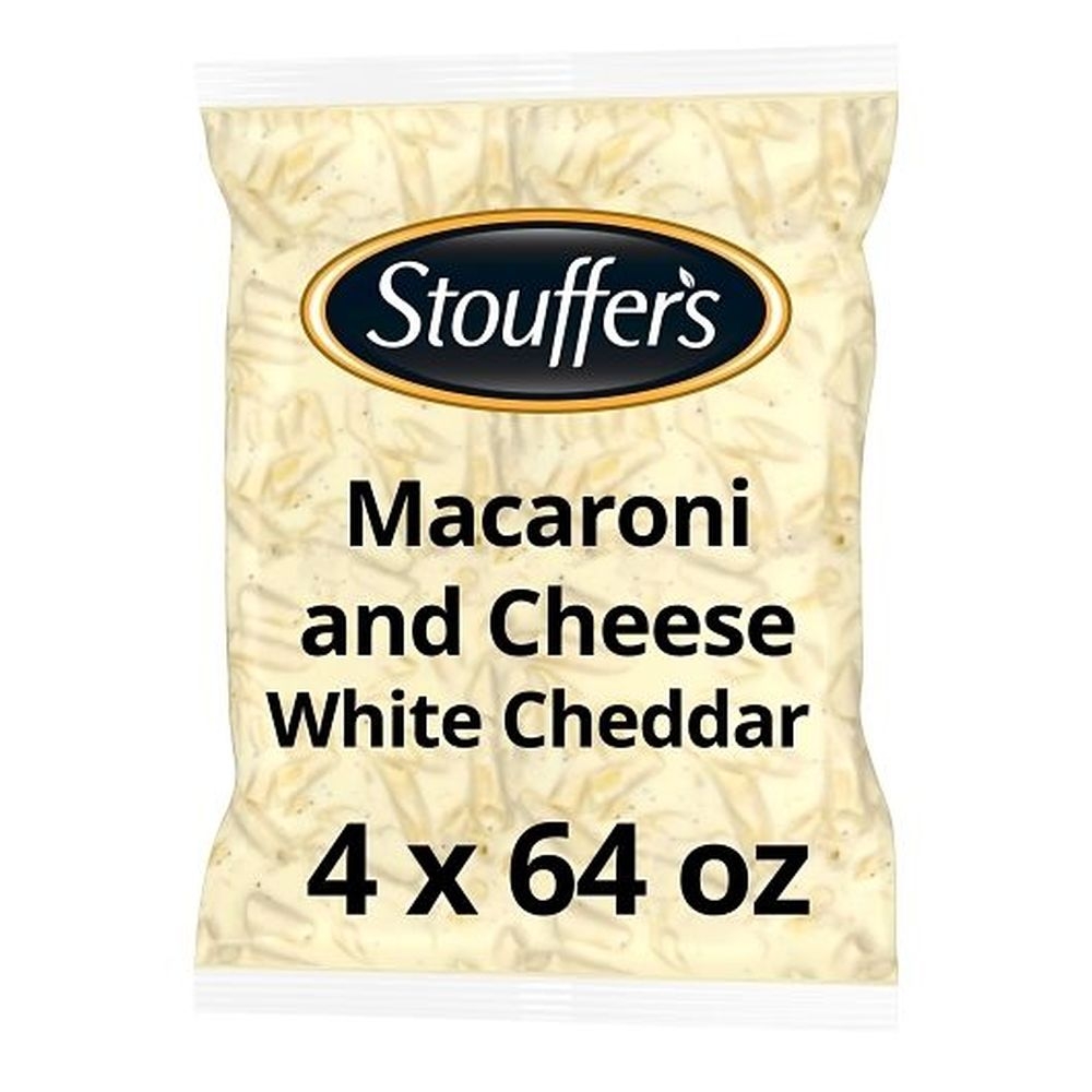 Stouffers White Cheddar Macaroni and Cheese, 64 Ounce -- 4 per case.