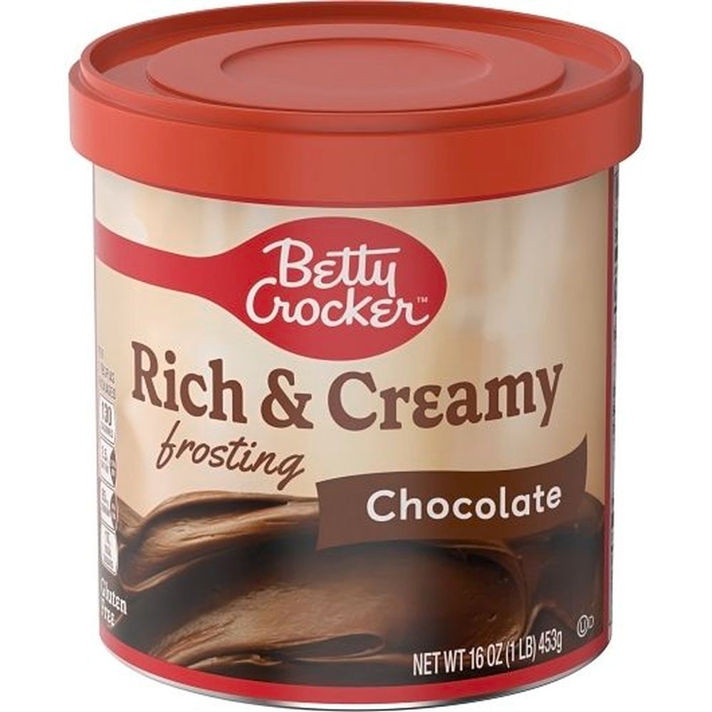 Betty Crocker Rich and Creamy Chocolate Frosting, 16 Ounce -- 8 per case.