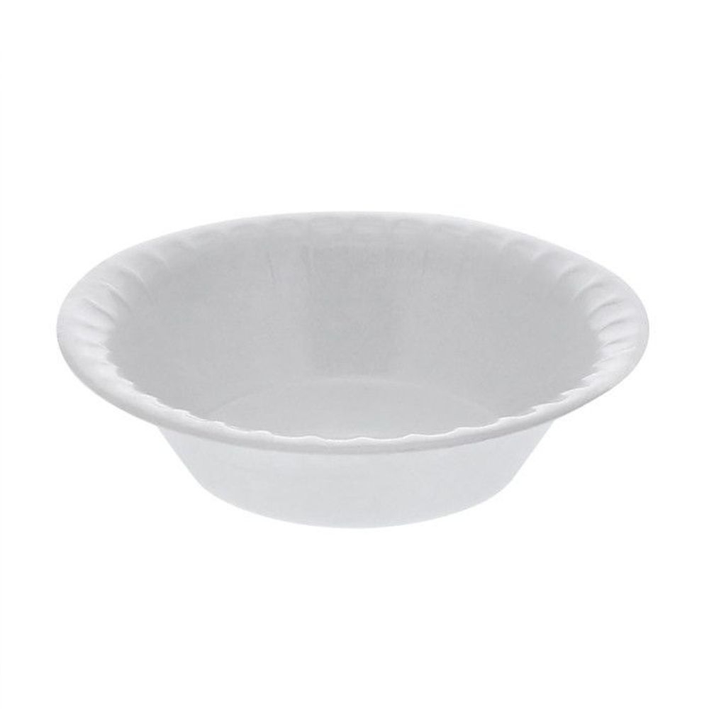 White Deluxe Laminated Foam Bowl