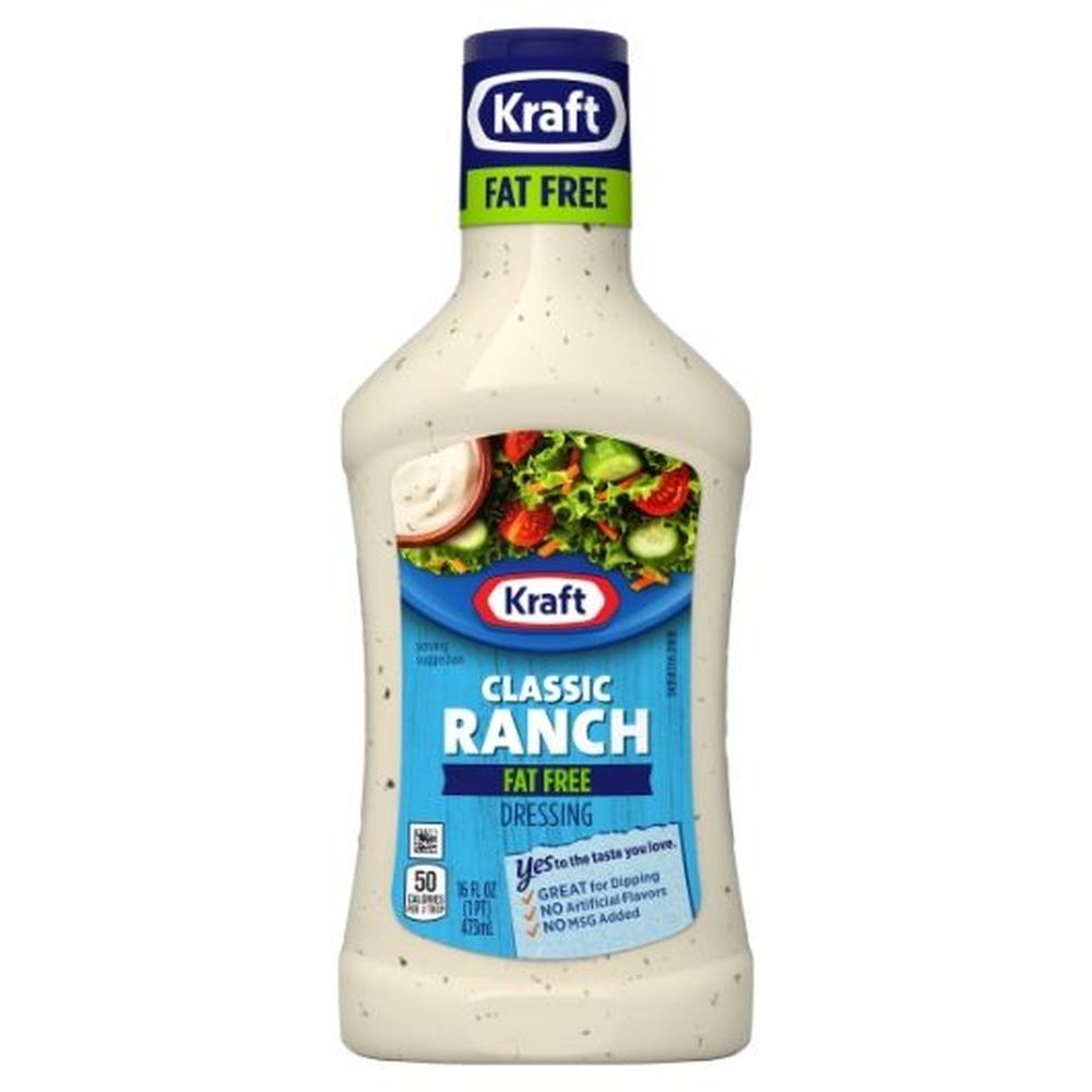 Kraft Fat Free Ranch Dressing, 16 Ounce -- 6 Per Case
