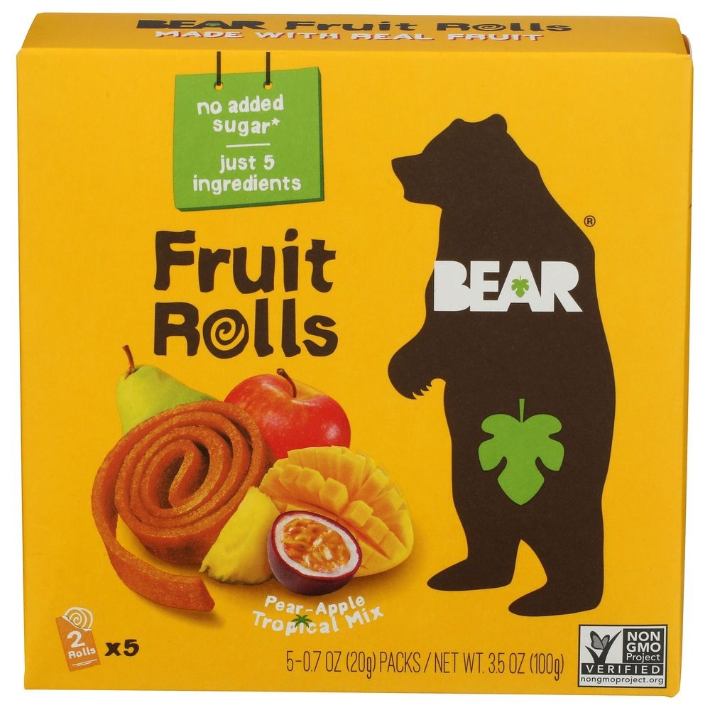 Pear-Apple Tropical Mix Fruit Rolls