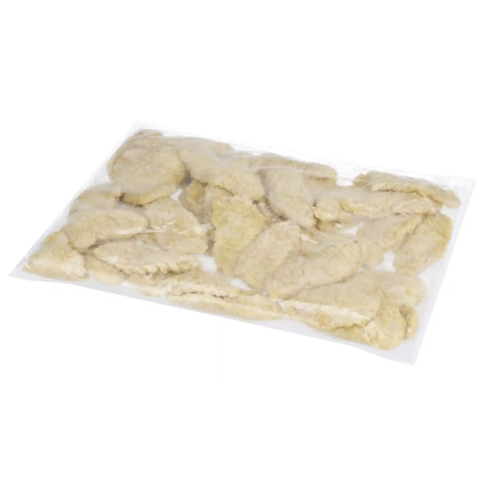 Tyson Red Label Uncooked Golden Crispy Select Cut Chicken Tender Fritters, 5 Pound -- 2 per case.