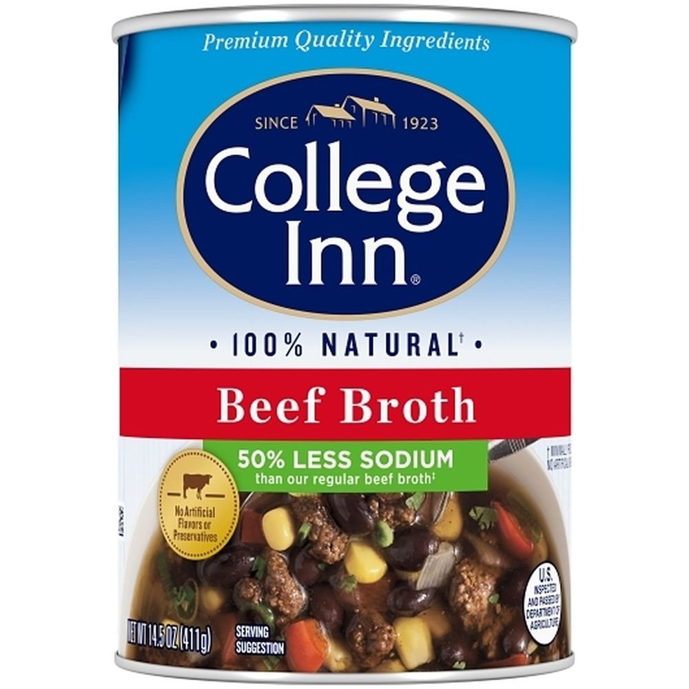 Fat Free and Low Salt Beef Broth