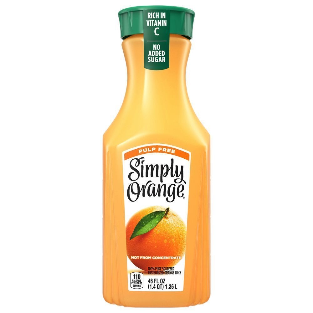 No Added Sugar Pulp Free Orange Juice