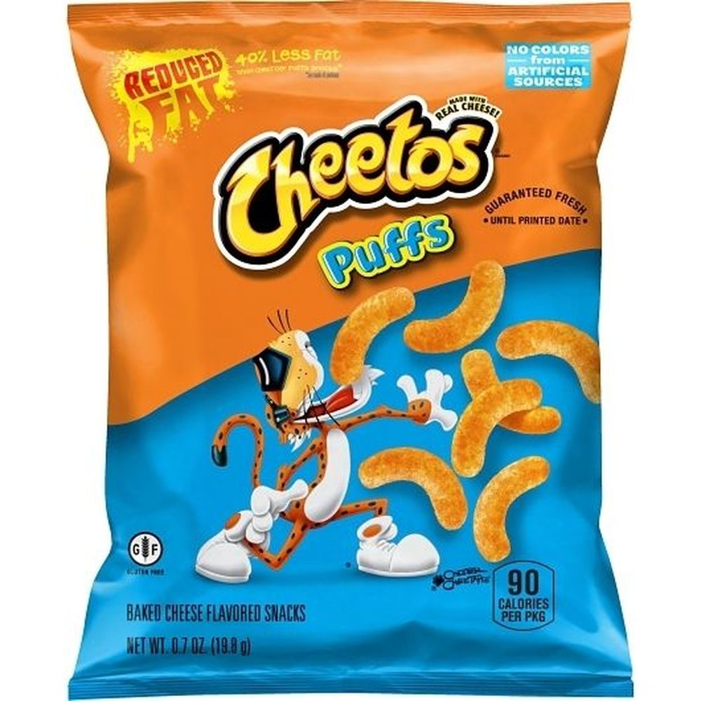 Cheetos Jumbo Puff, 0.7 Ounce -- 72 per case.