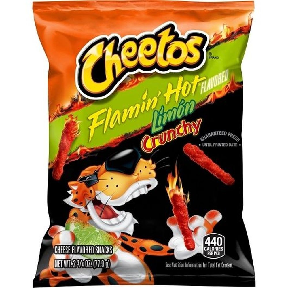Flamin Hot Limon Crunchy Cheese Flavored Snacks