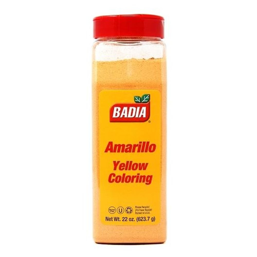 Badia Yellow Coloring Food Powder, 22 Ounce -- 6 per case