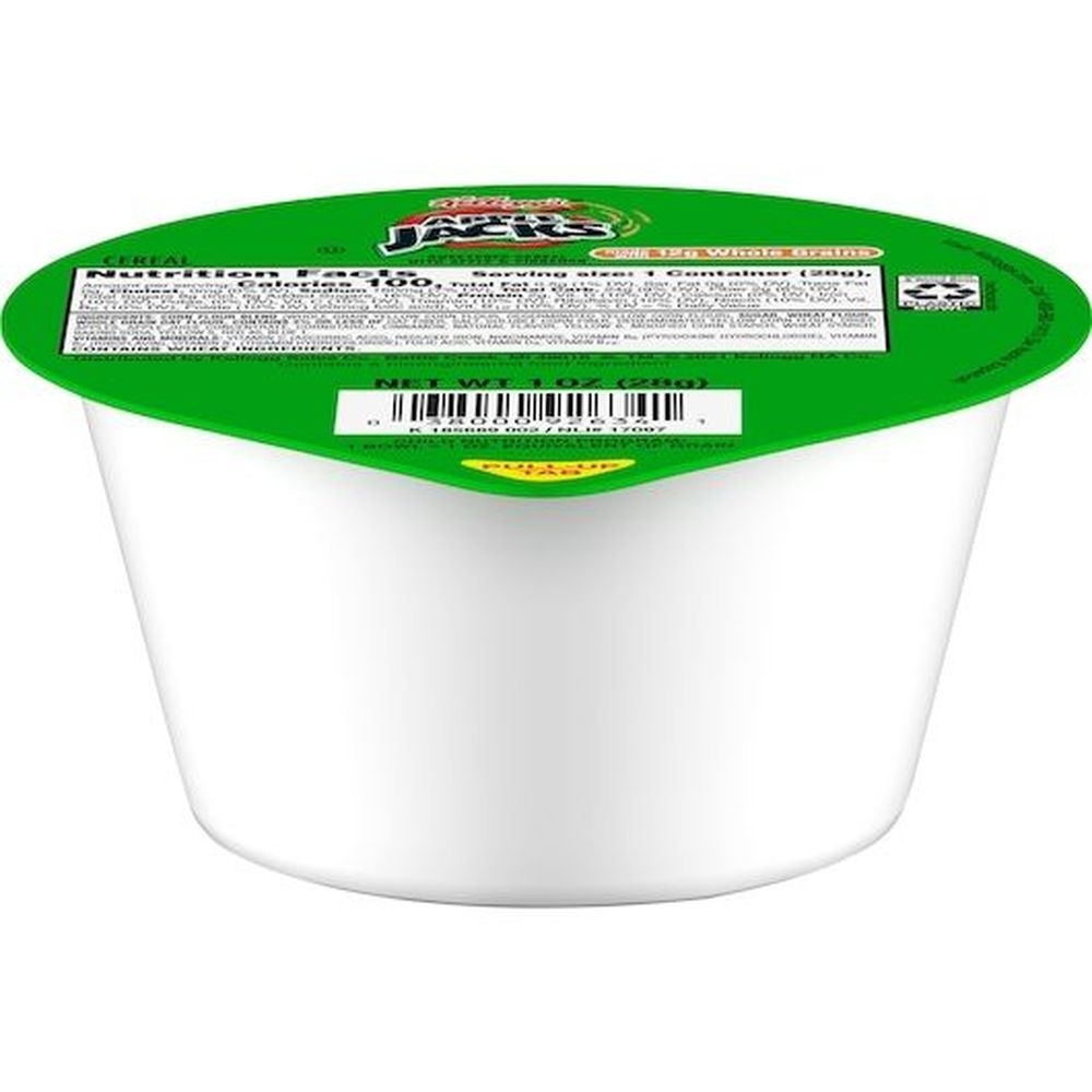Kelloggs Apple Jacks Reduced Sugar Whole Grain Cereal, 1 Ounce Bowl -- 96 per case.