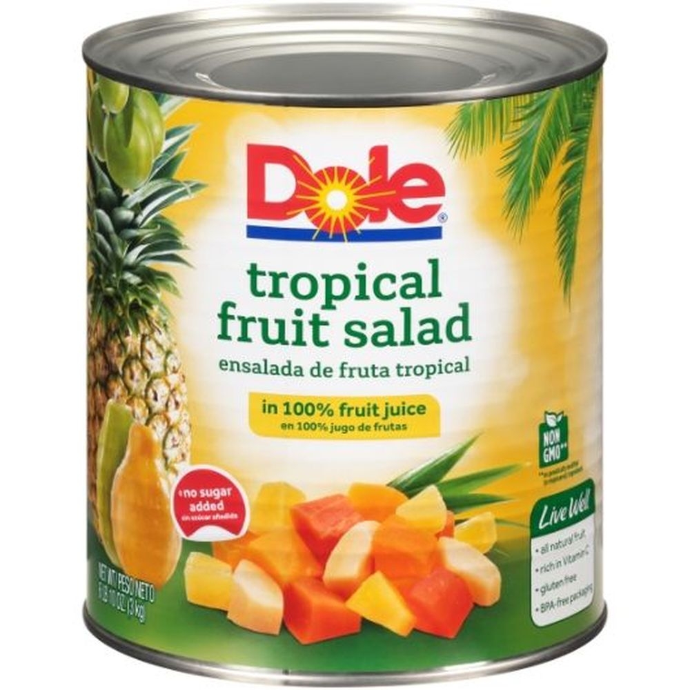Dole Tropical Fruit Salad, 106 Ounce -- 6 per case.