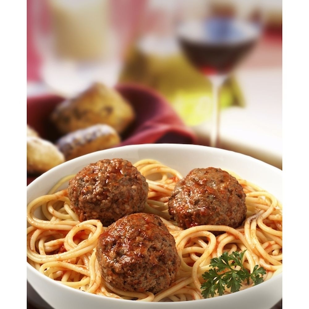 Cooked Italian Pork Beef Meatball