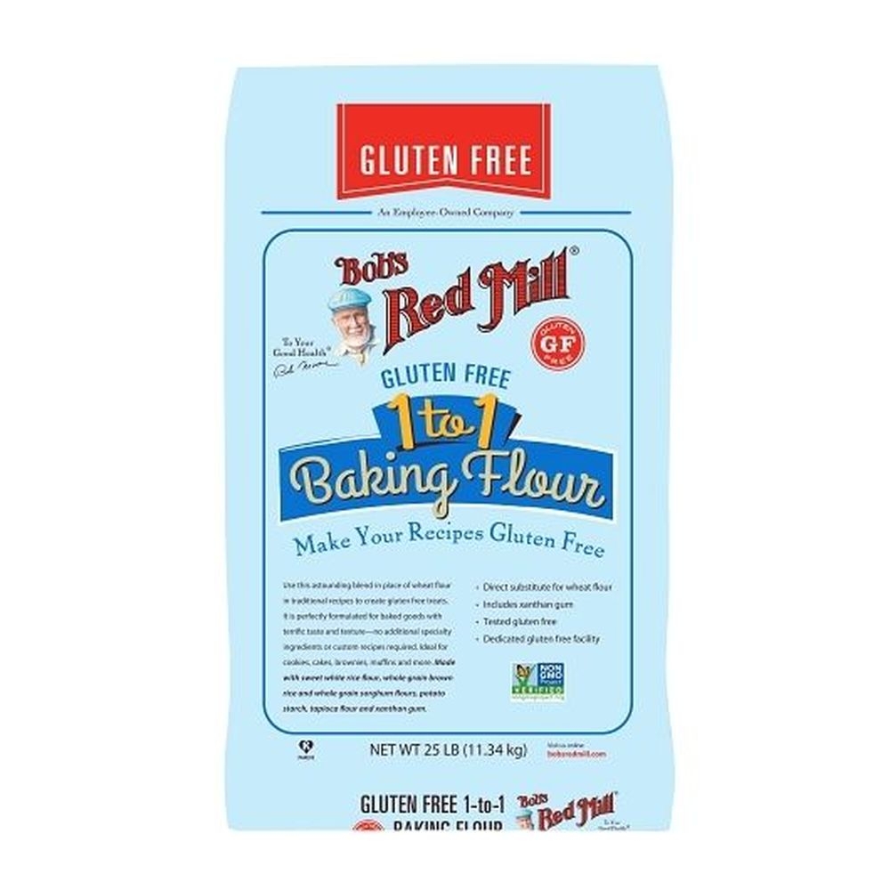 Bobs Red Mill Gluten Free 1-To-1 Baking Flour, 25 Pound