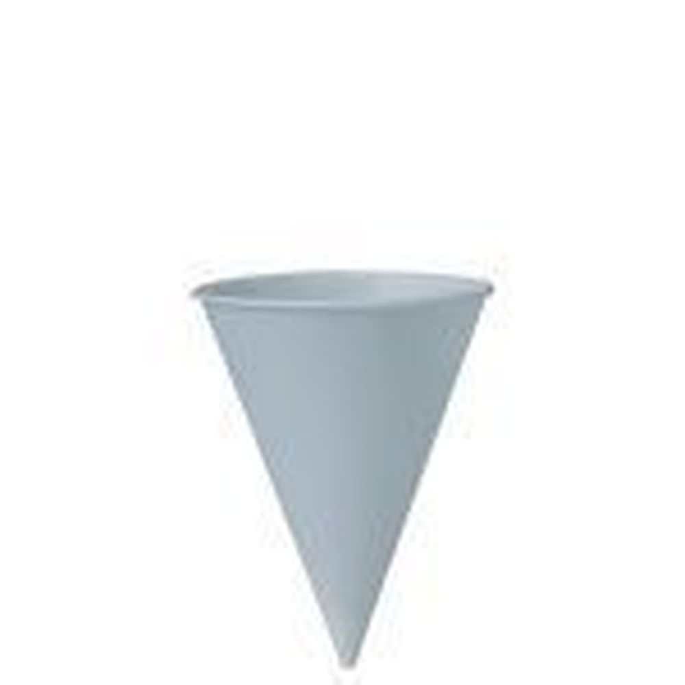 White Treated Paper Cone Water Cup
