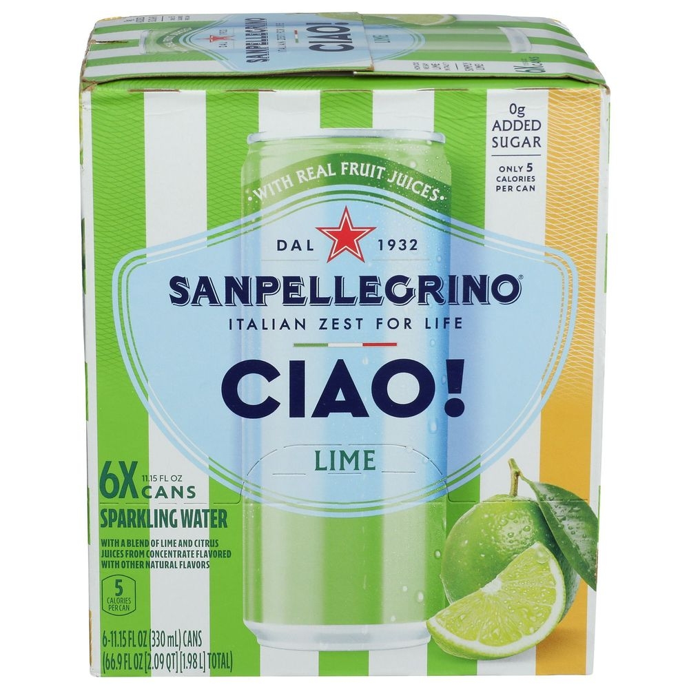 Ciao Lime Sparkling Water