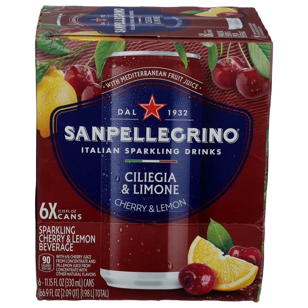 Ciliegia and Limone Sparkling Drink