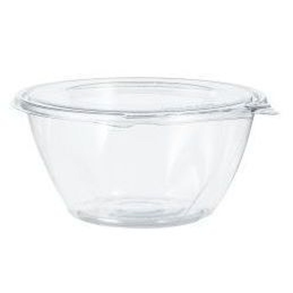 PET Tamper-Evident/Resistant Clear Bowl with Flat Lid 32 Ounce