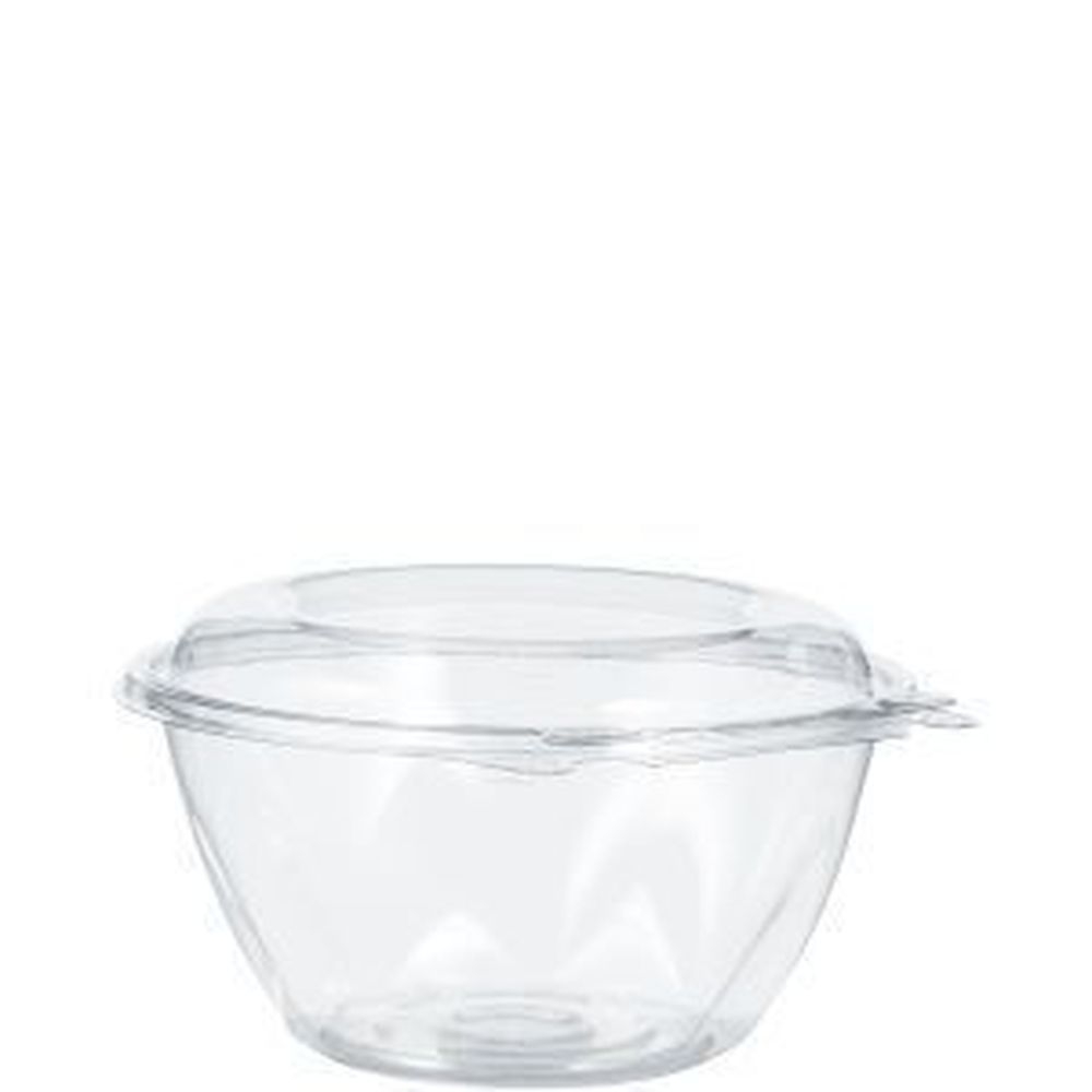 PET Tamper-Evident/Resistant Clear Bowl with Dome Lid 32 Ounce
