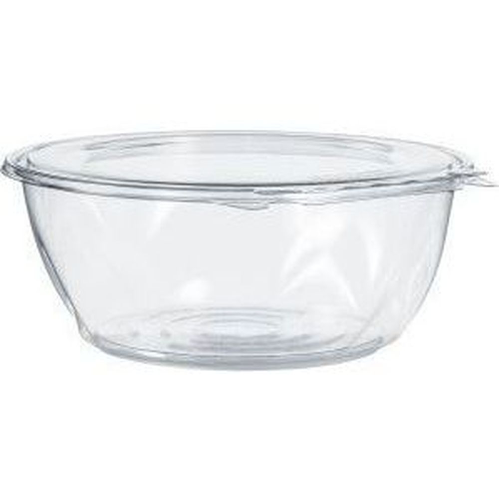 PET Tamper-Evident/Resistant Clear Bowl with Flat Lid