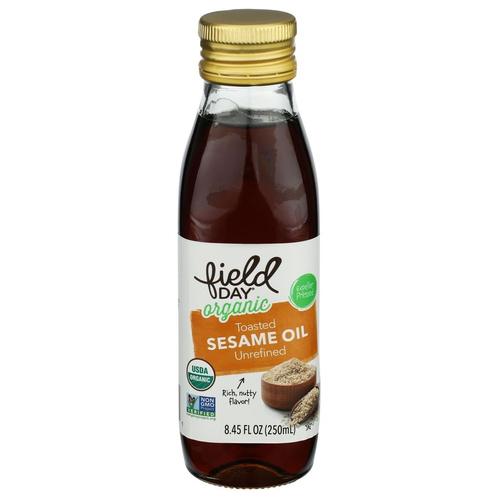 Organic Unrefined Toasted Sesame Oil