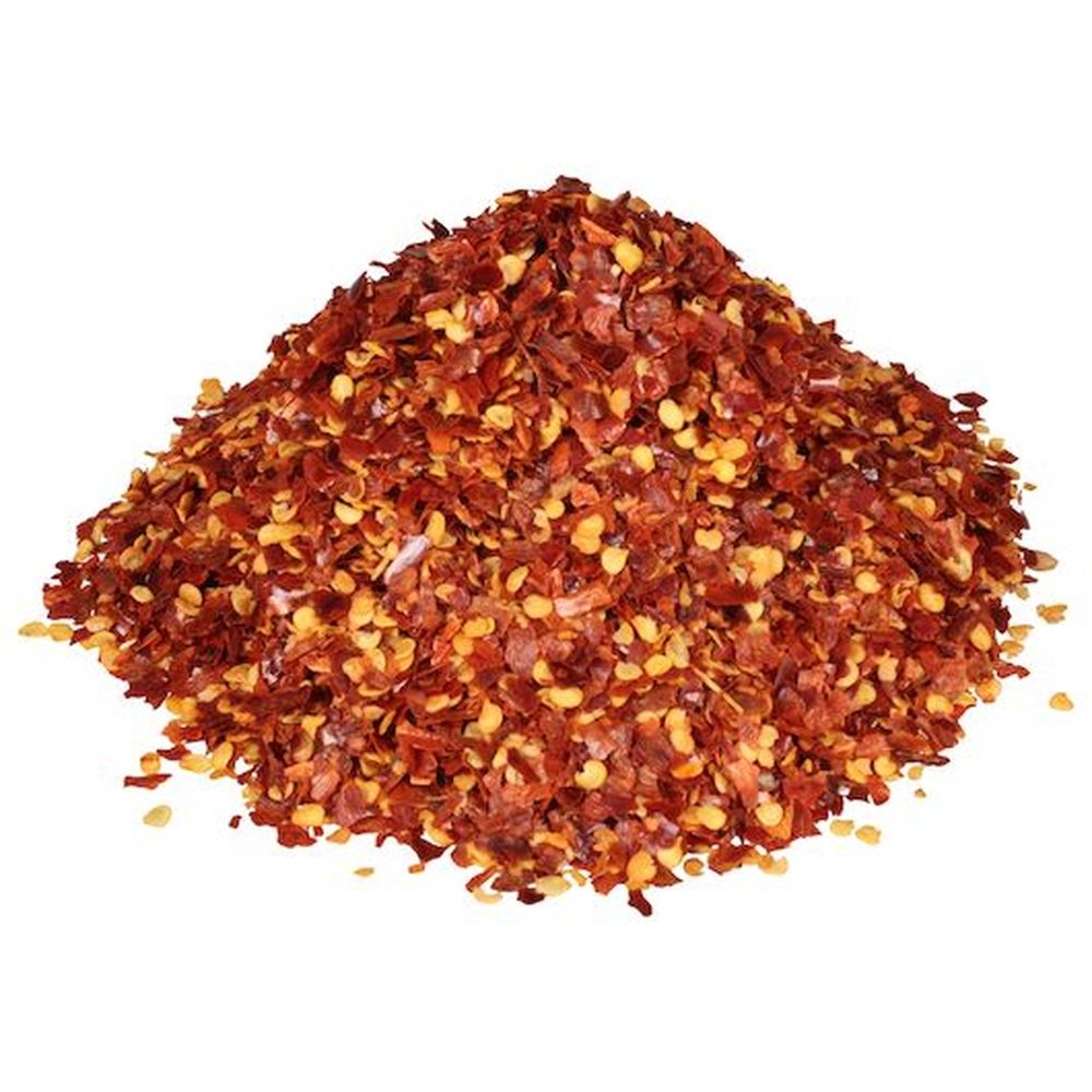 Durkee Crushed Red Pepper - 25 lb. box, 1 per case