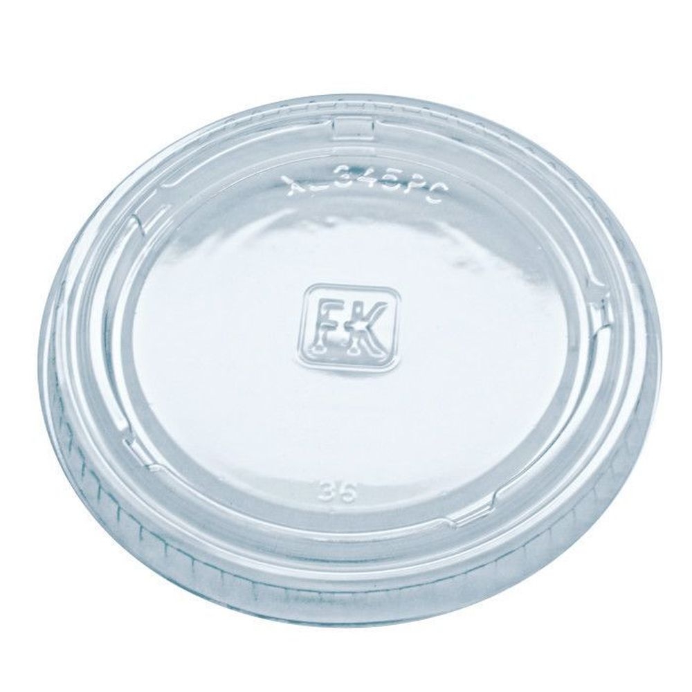Fabri-kal Clear Pet Portion Cup Lid Fits Portion Cup, 3.2 X 0.3 Inch -- 2500 Per Case