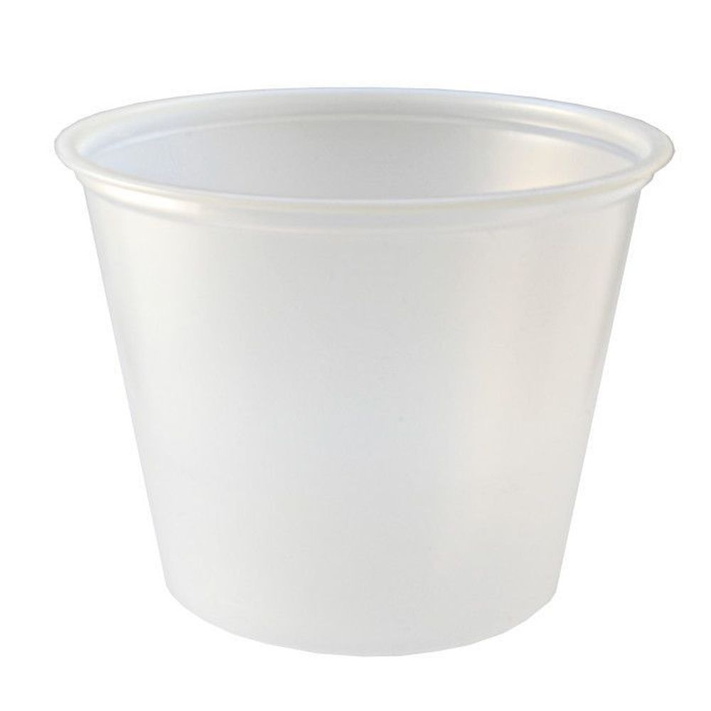 Translucent Polystyrene Portion Cup