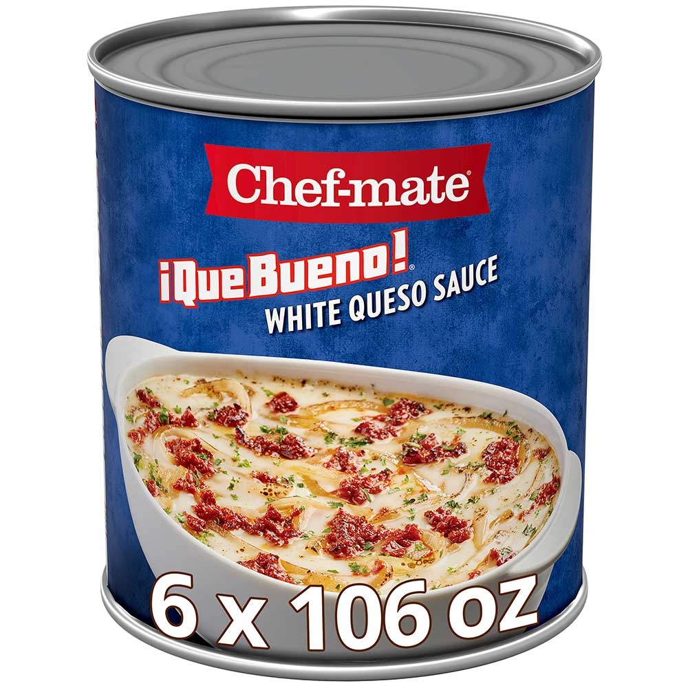 Chef Mate Que Bueno White Queso Sauce, 106 Ounce -- 6 per case.
