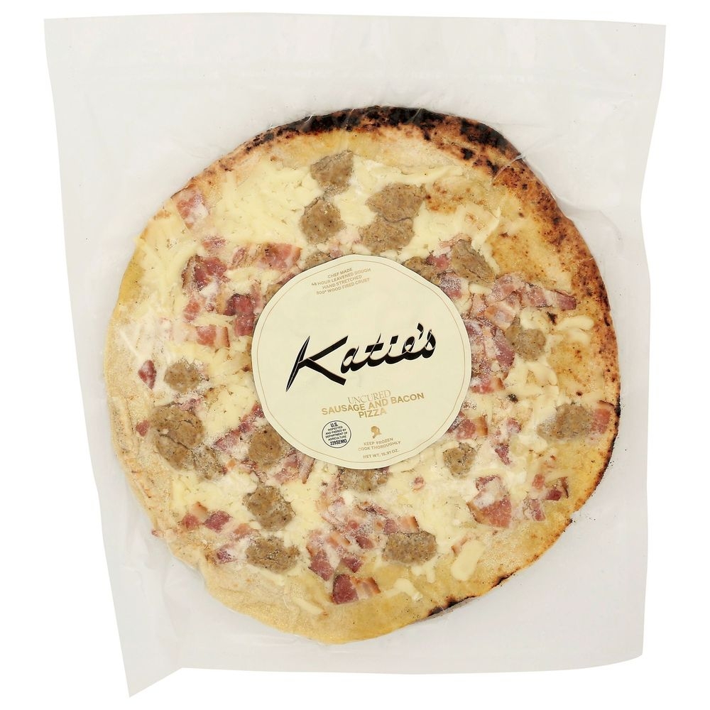 Uncured Sausage and Bacon Pizza